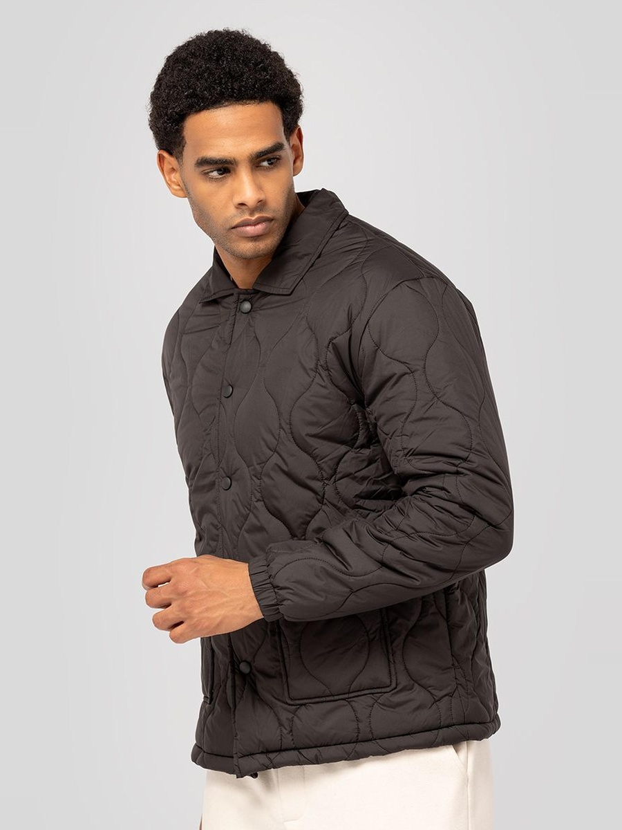 Quilted Jacket with Front Pockets