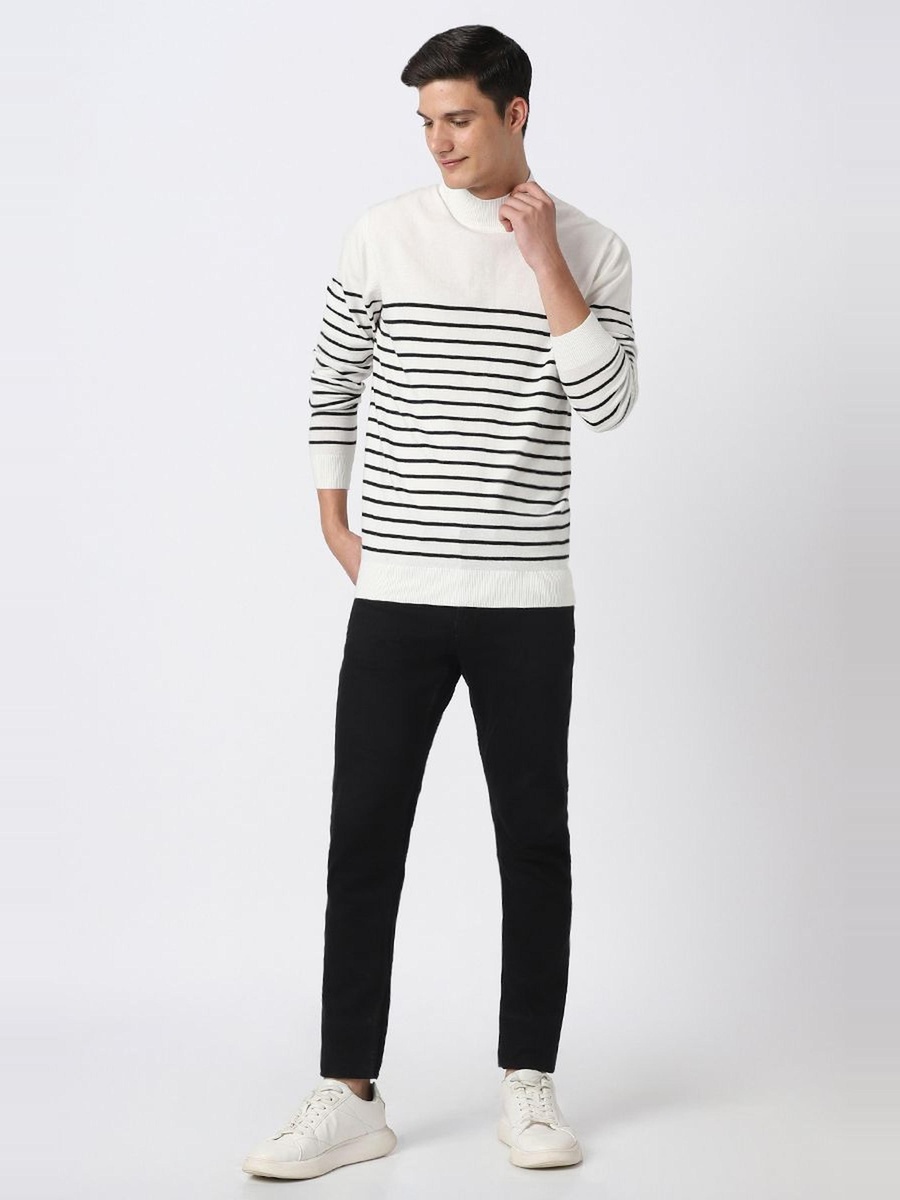 Striped Knitted Sweater