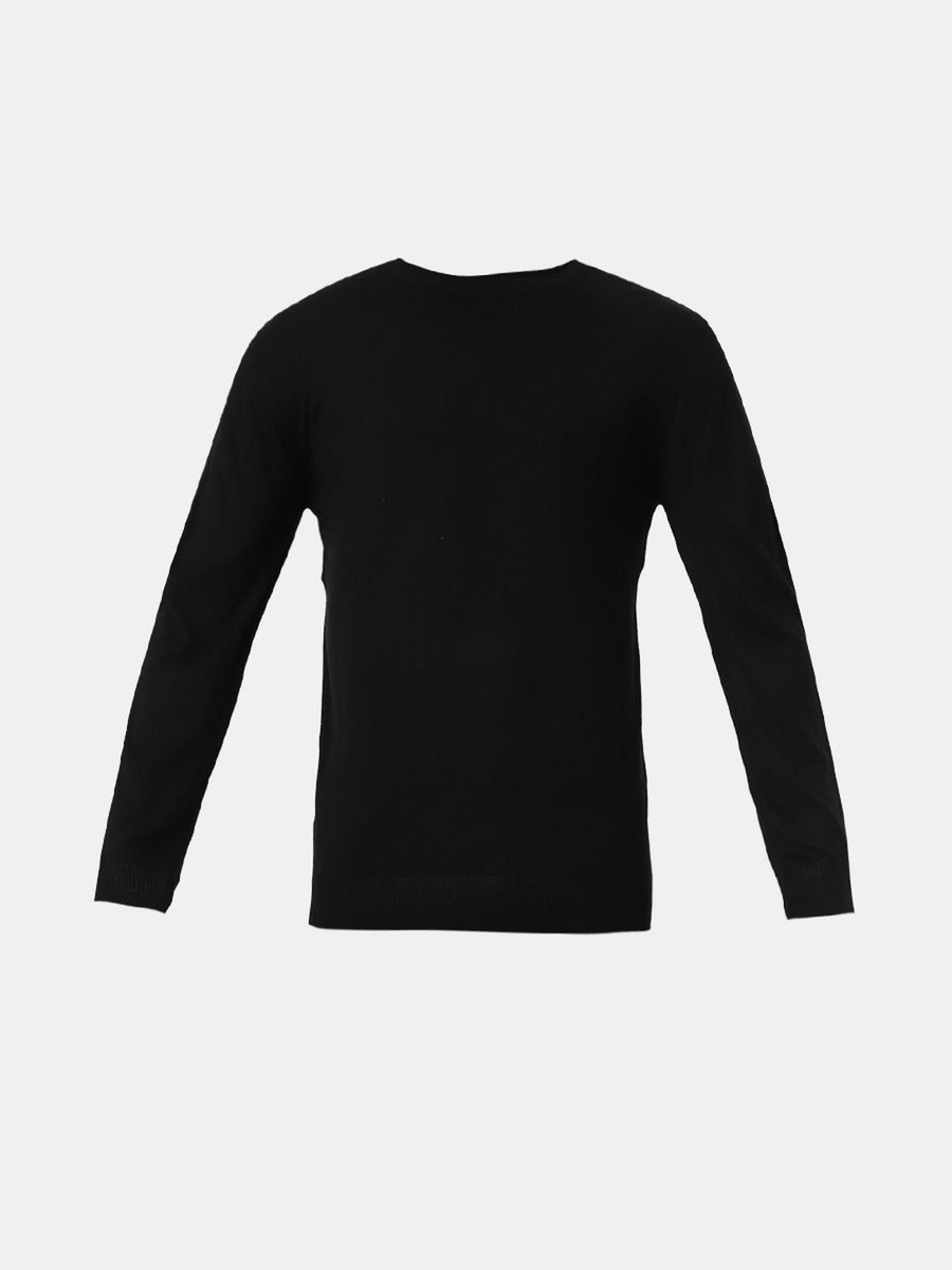Solid Colored Knitted Sweater