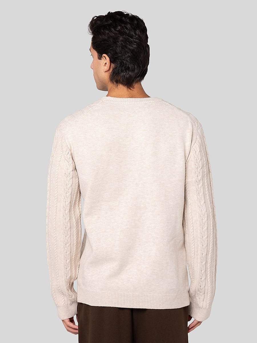 Men Cable Knit Sweater