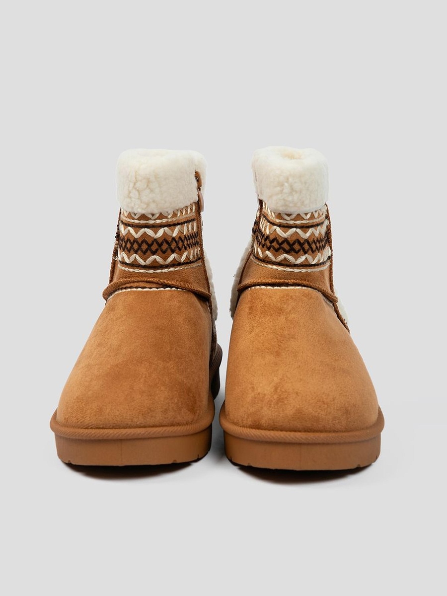 Faux Fur Lined Ankle Boots
