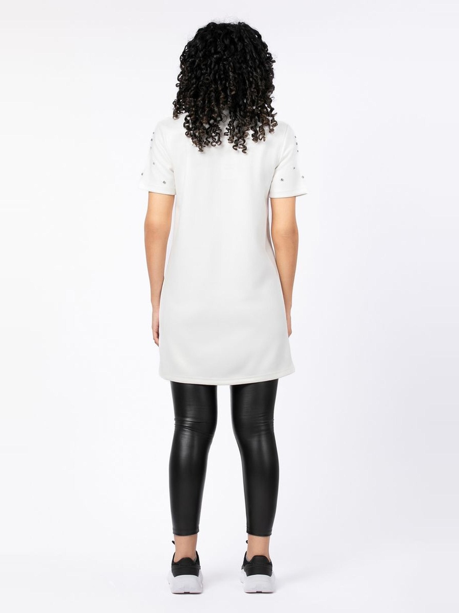 Short Dress with Studs