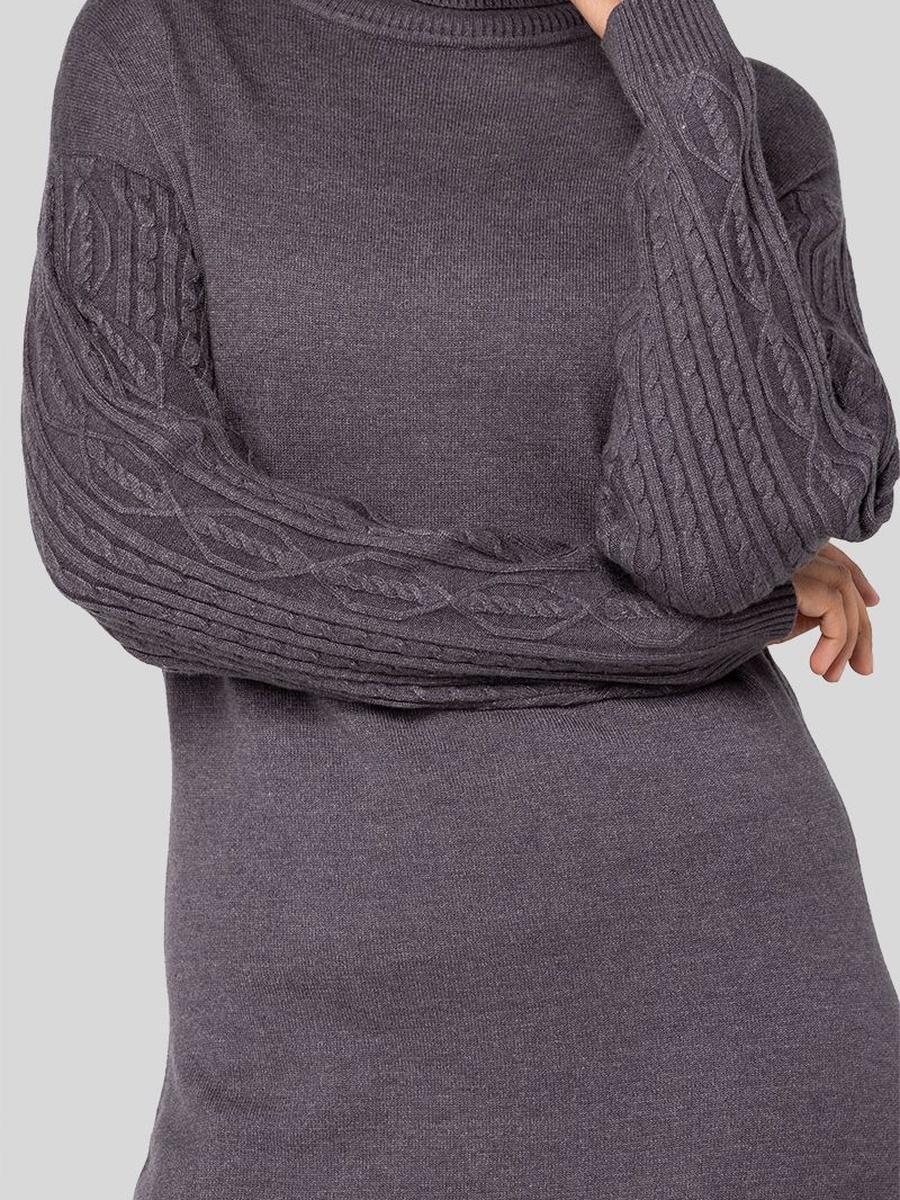 Knitted High Neck Dress