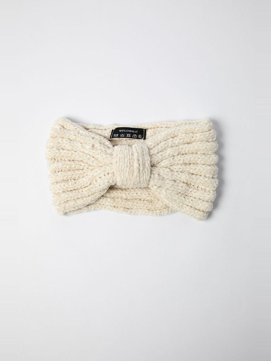 Knitted Bow Headband