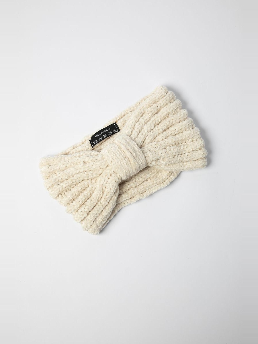 Knitted Bow Headband