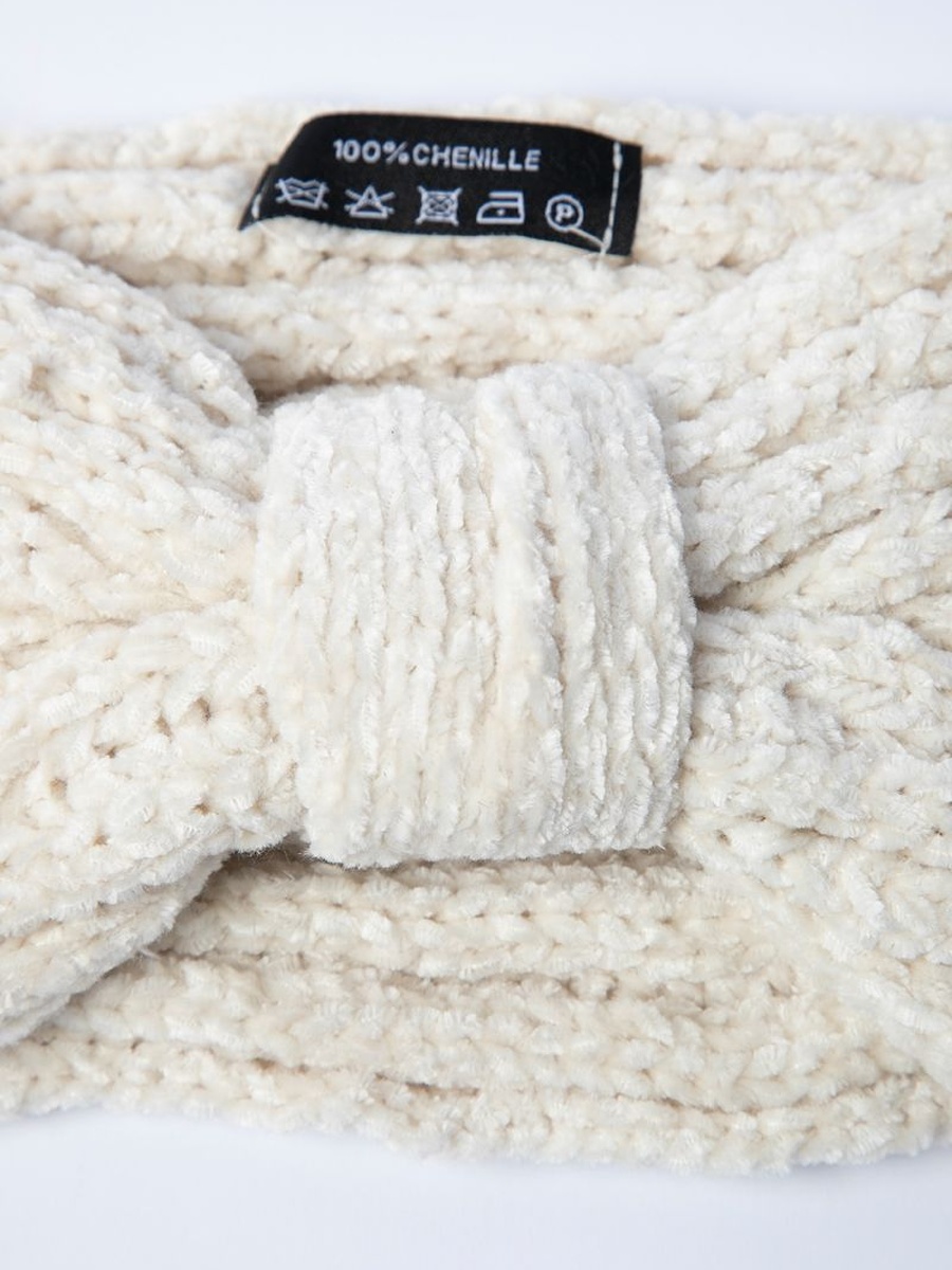 Knitted Bow Headband