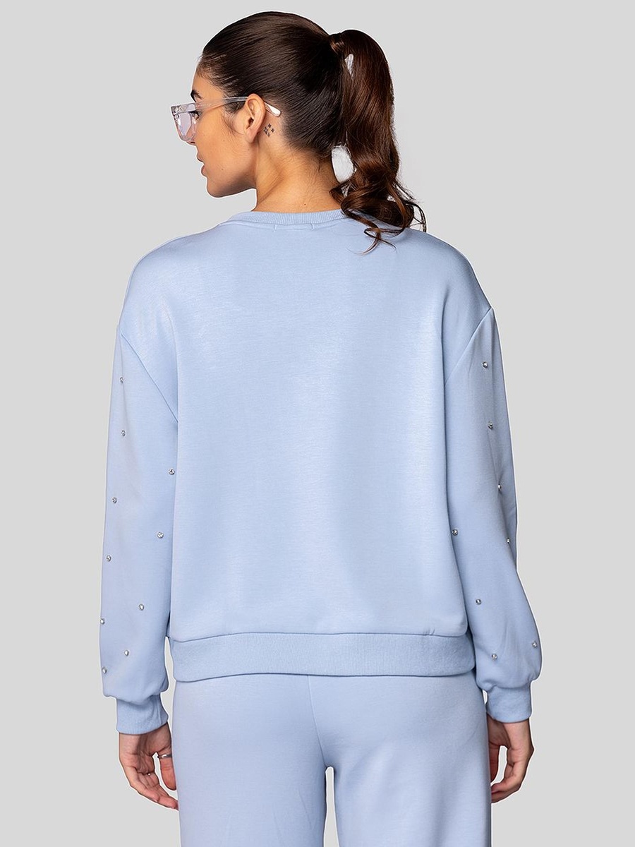 Sweatshirt with Shiny Embellishment