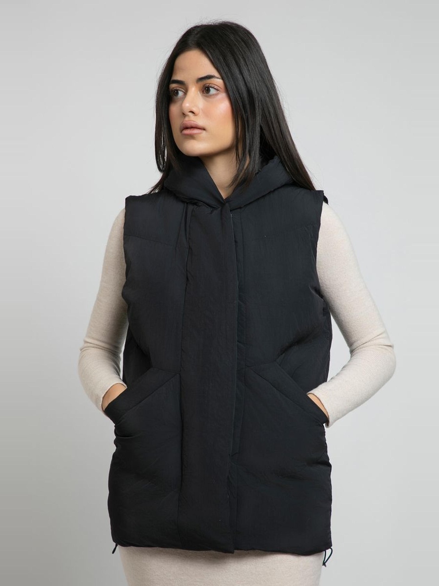Padded Hooded Vest