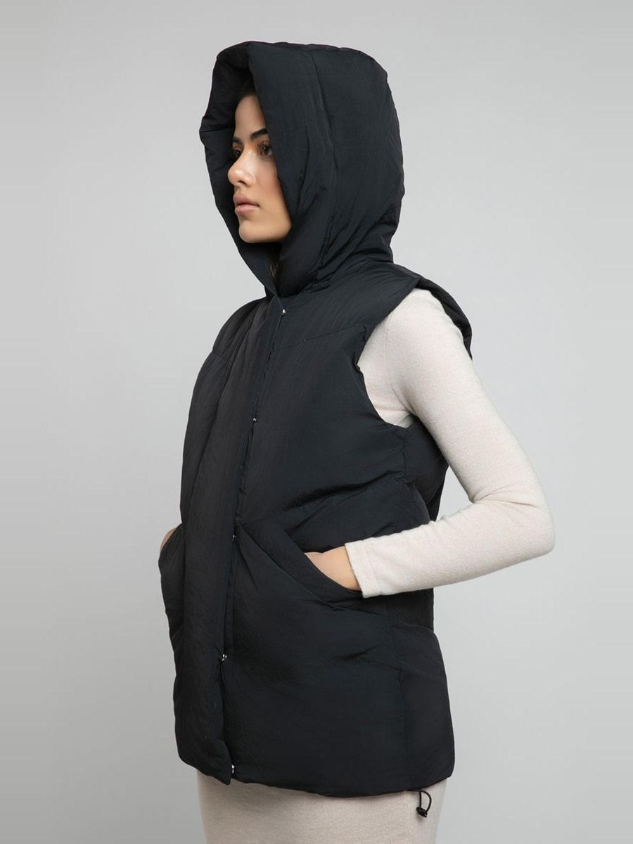 Padded Hooded Vest