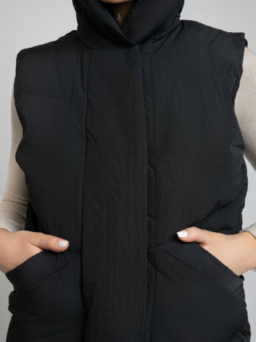 Padded Hooded Vest