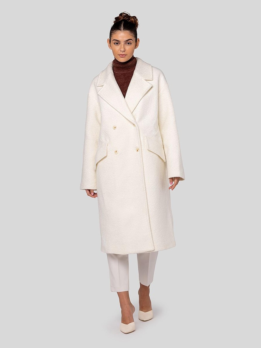 Coat with Double Breasted Buttons