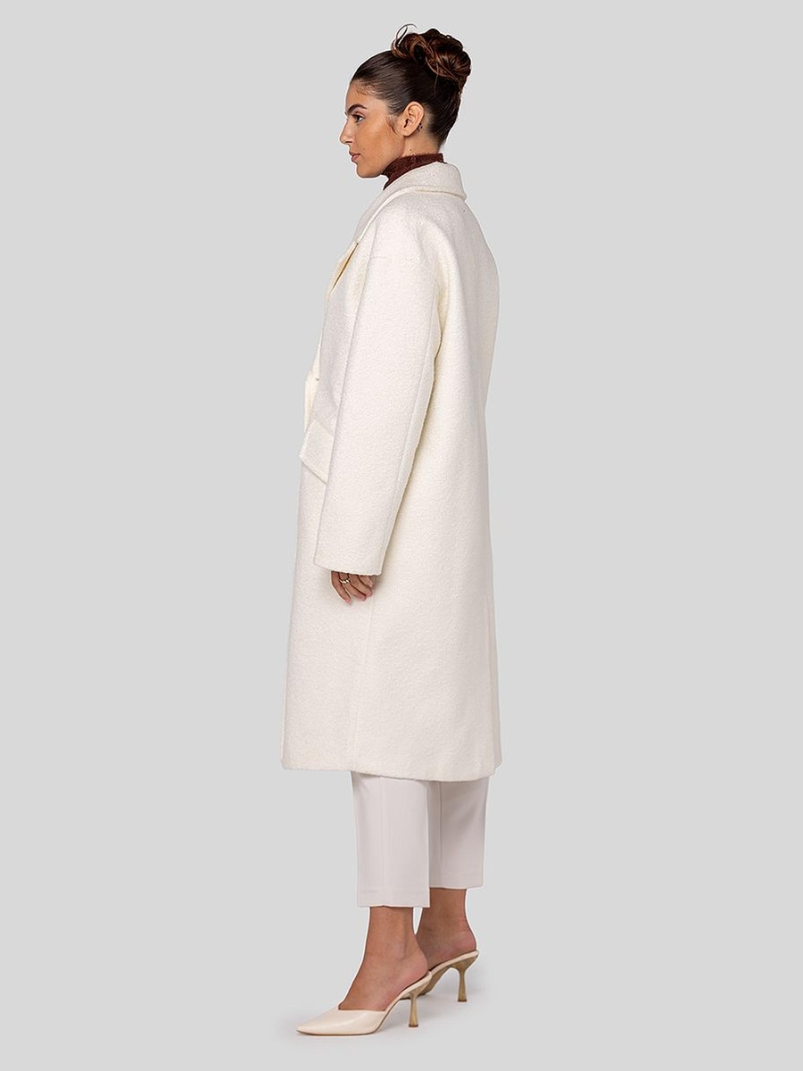Coat with Double Breasted Buttons