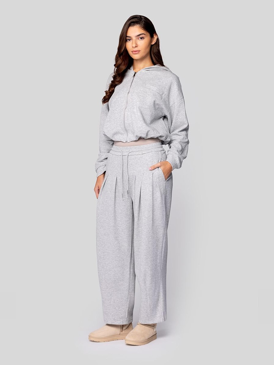 Pants with Front Pleats