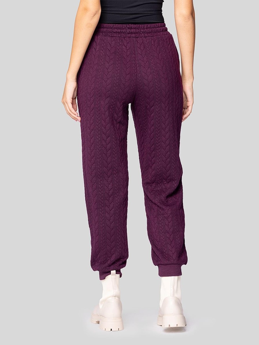 Quilted Textured Jogger Pants