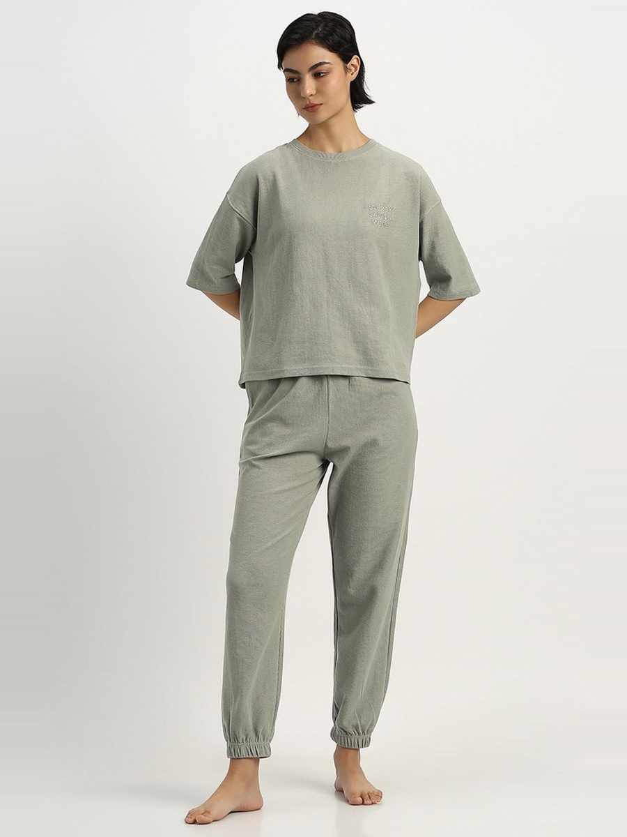 Loungewear Pants with Drawstring Waist