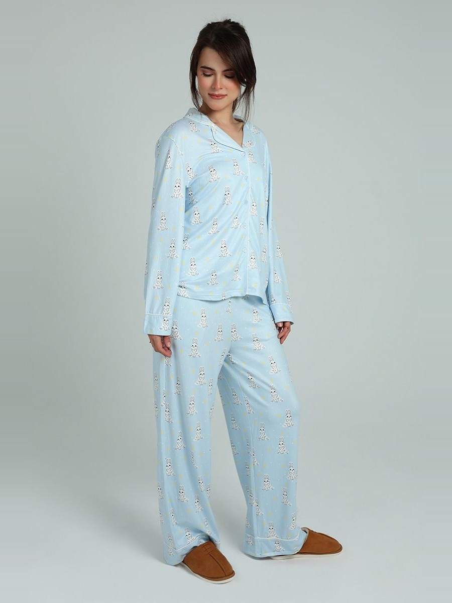 Lounge Pants with Printed Pattern