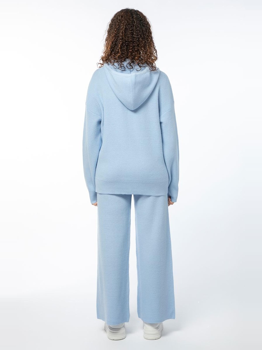 Solid Colored Knitted Pants
