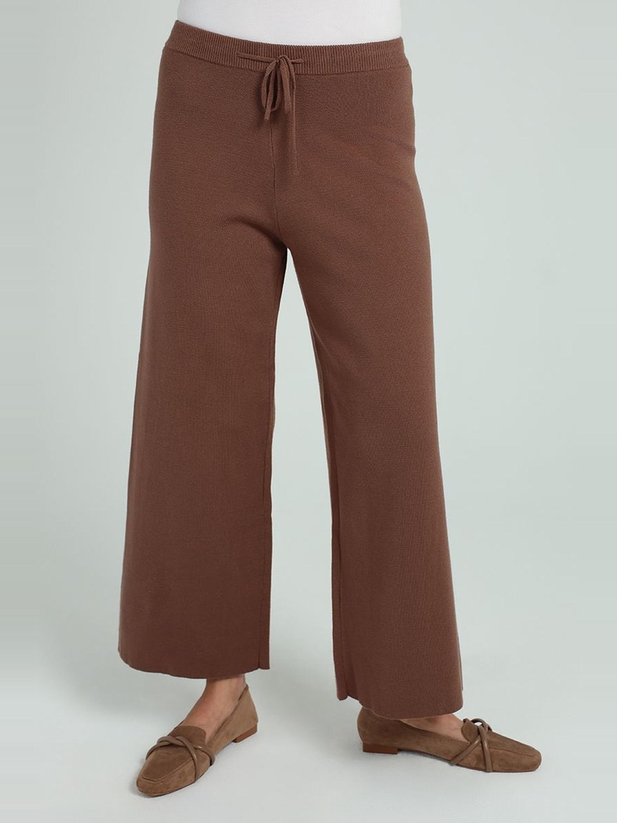 Knitted Wide Leg Pants