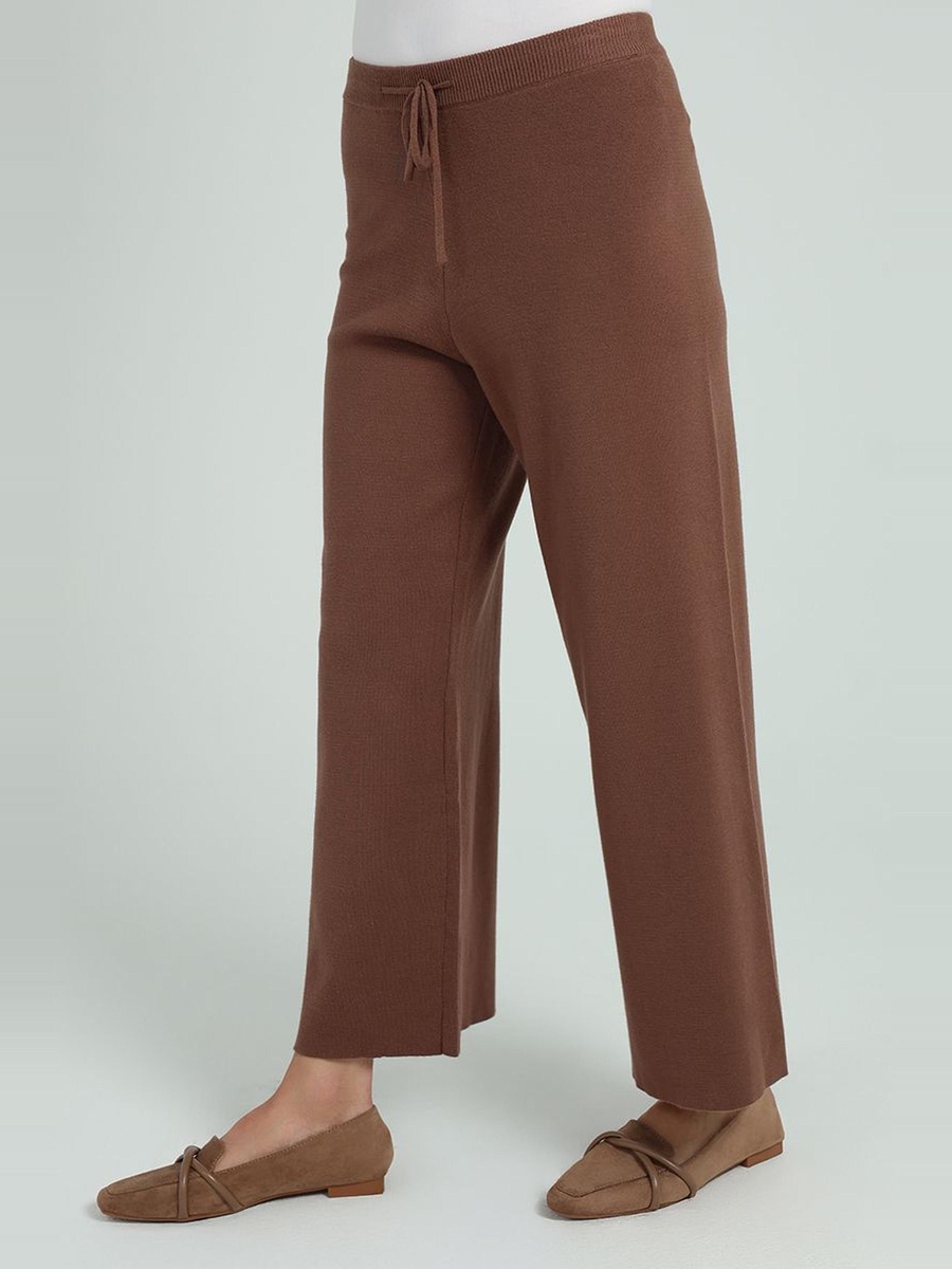 Knitted Wide Leg Pants