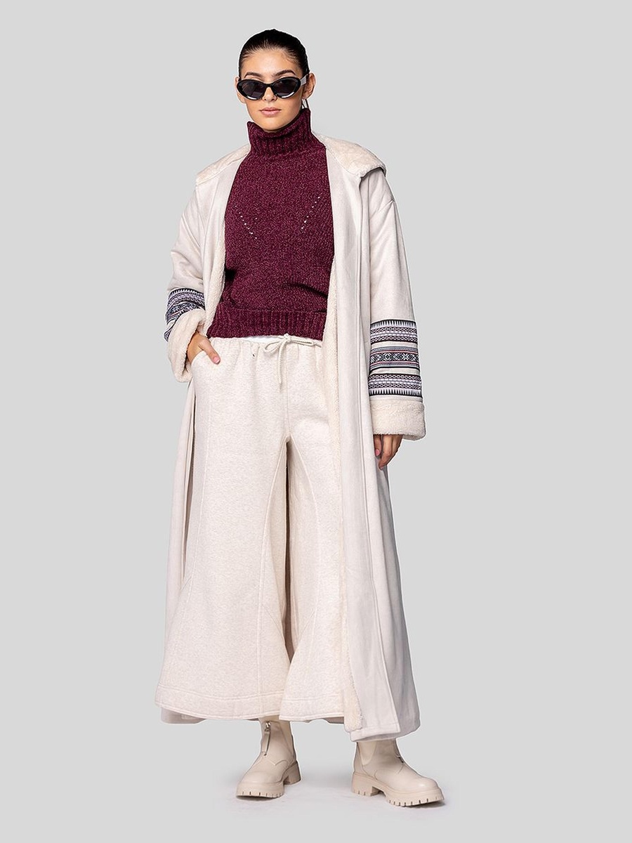 Wide Leg Pants with Elastic Waist