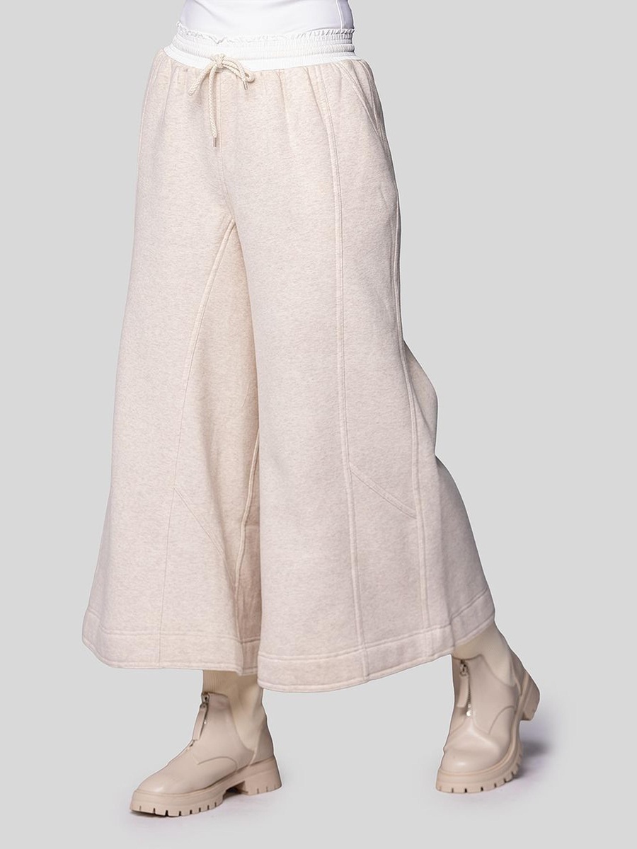 Wide Leg Pants with Elastic Waist