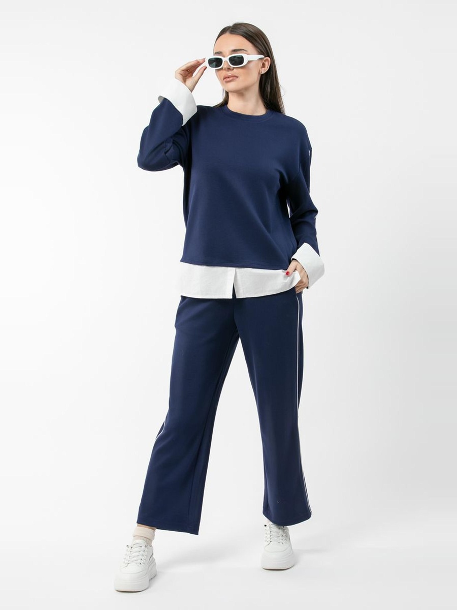 Contrast Trim Sweatshirt