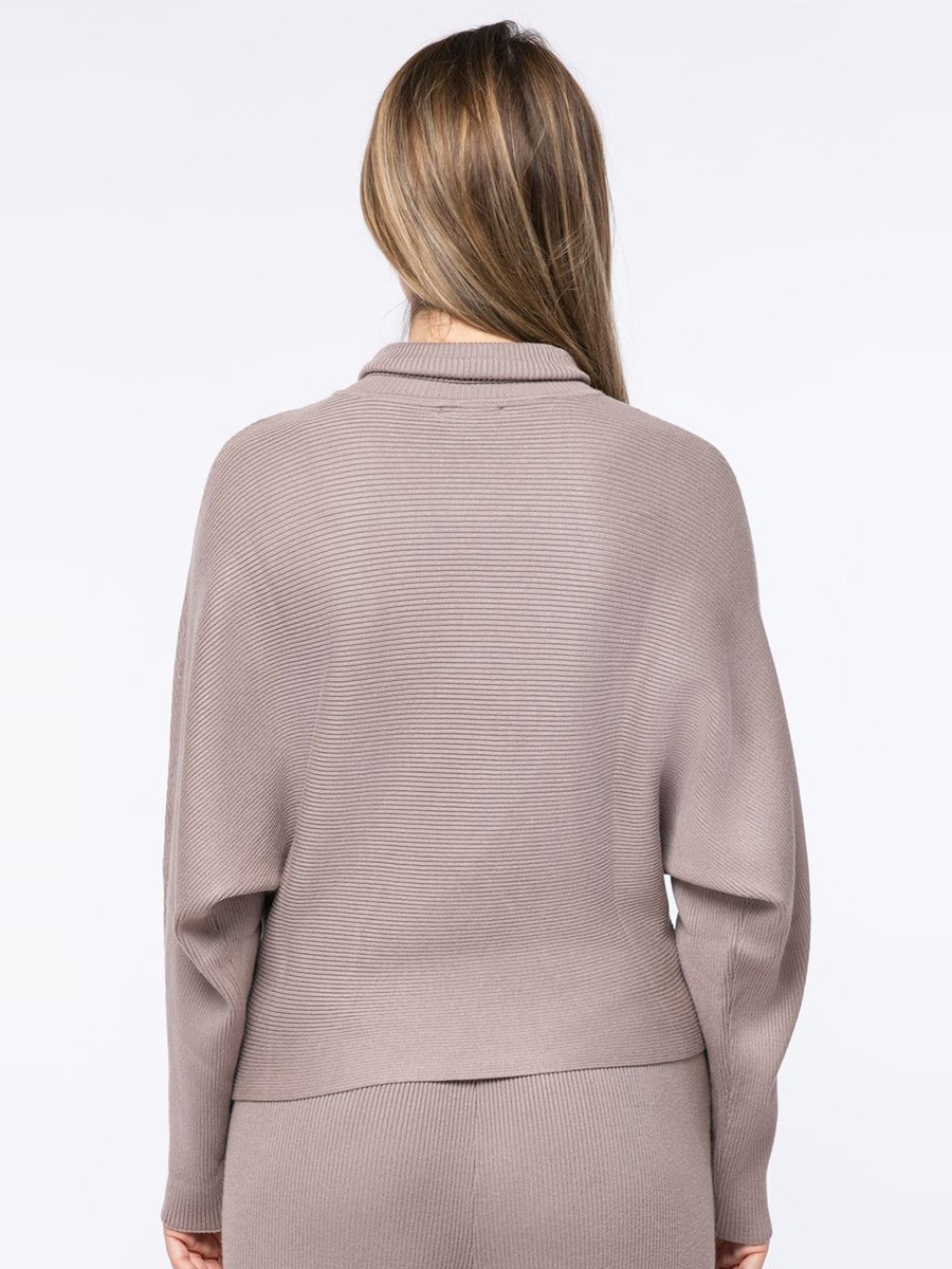 Ribbed Knitted Sweater