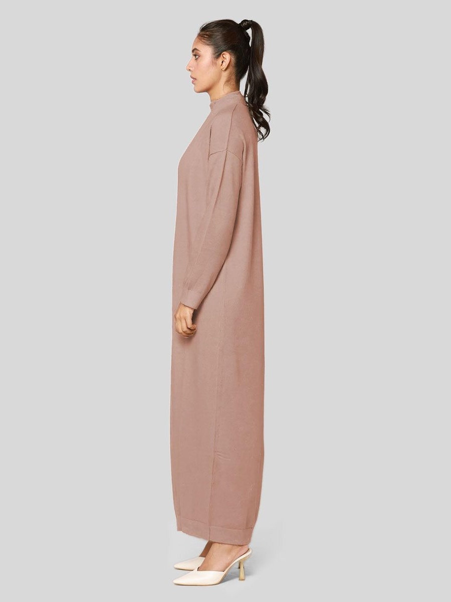 Long Knitted Open Cardigan