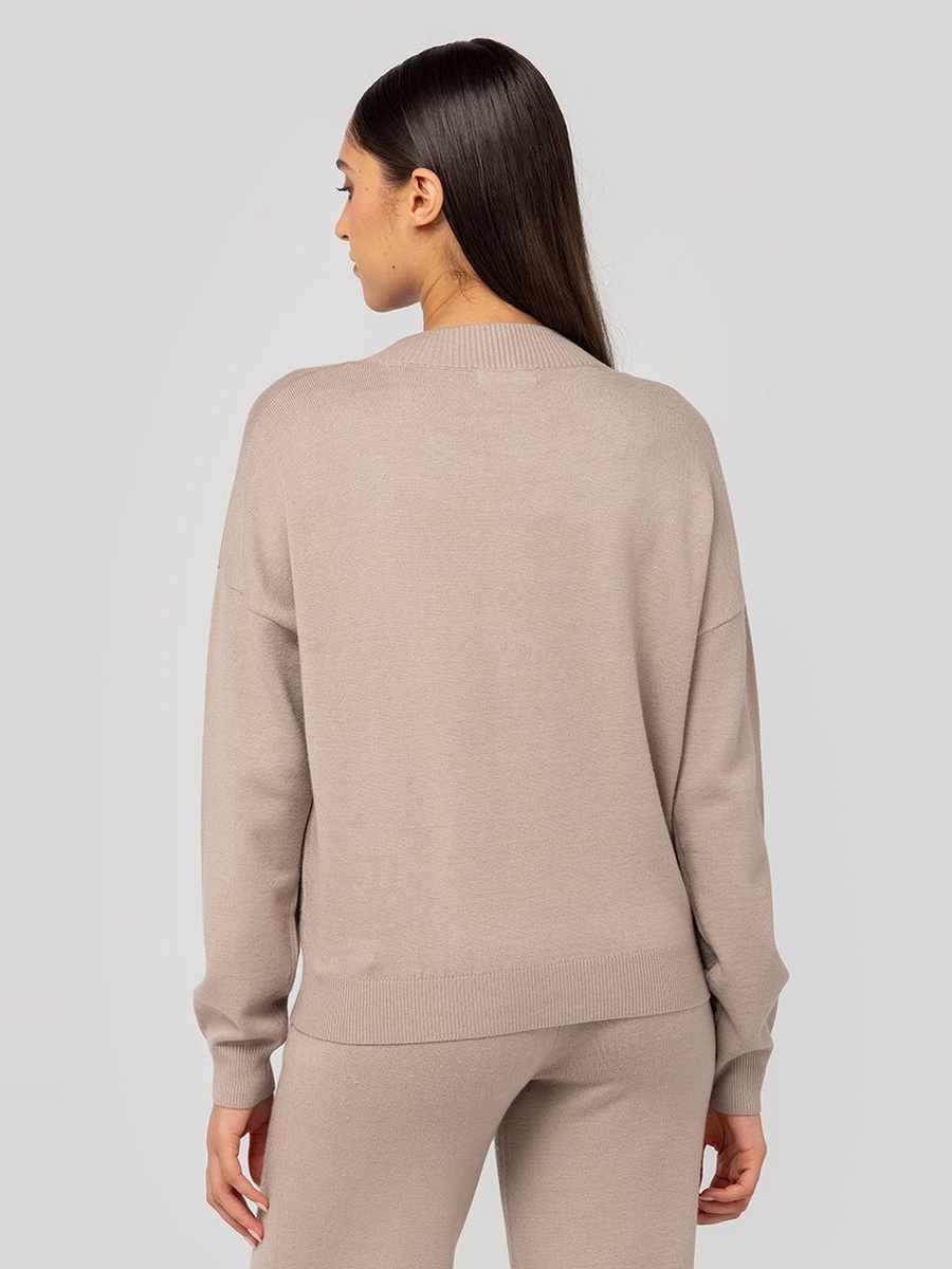 Knitted Cardigan with Front Buttons