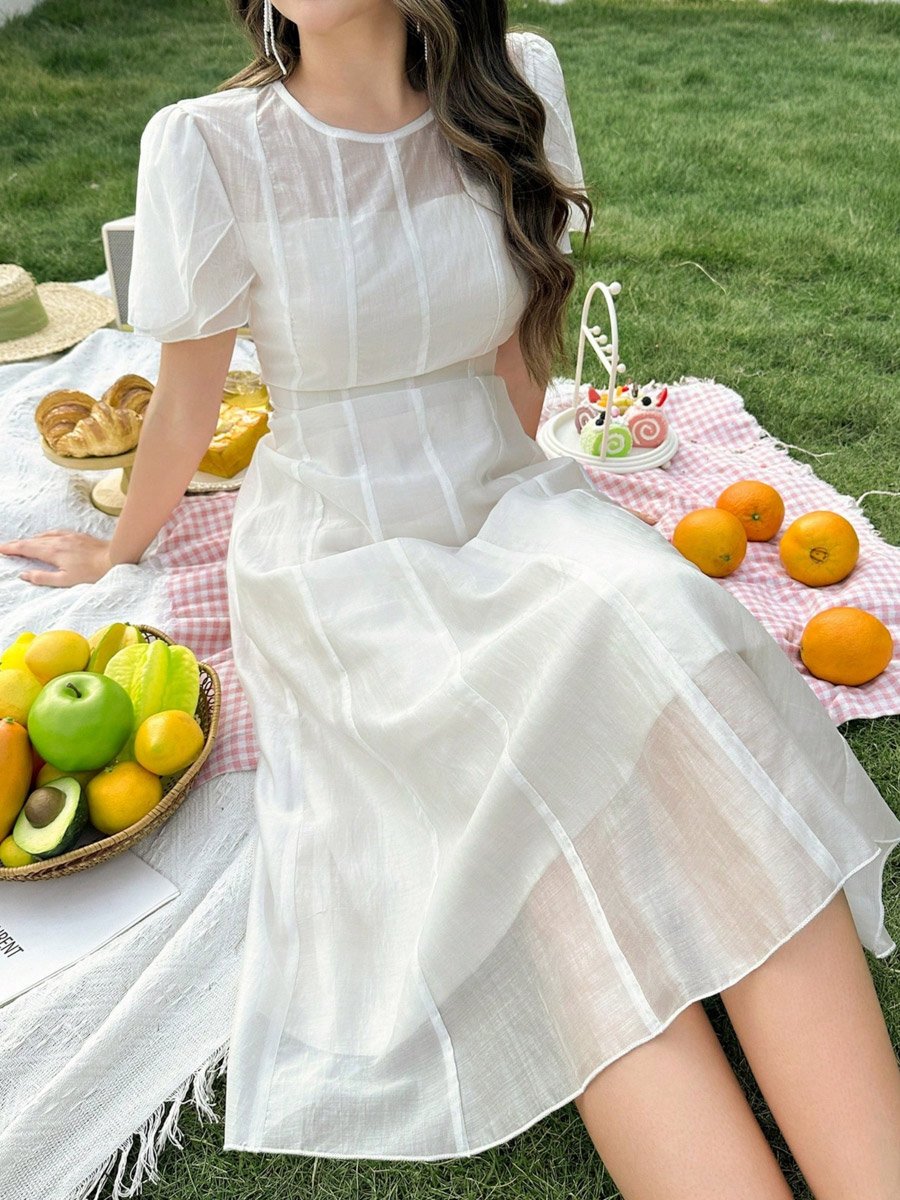 Buy Women's White Dresses Online in KSA | Styli