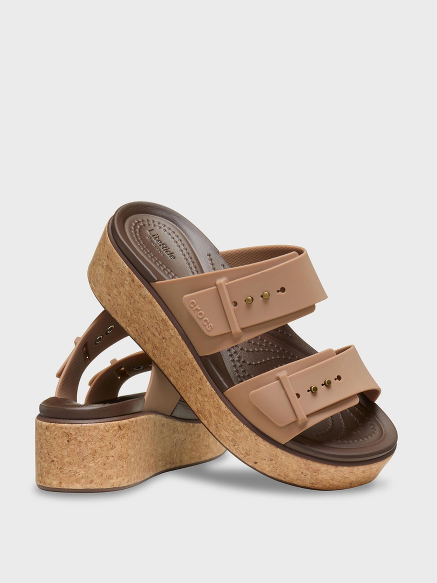 Brooklyn Cork Buckle Low Sandals