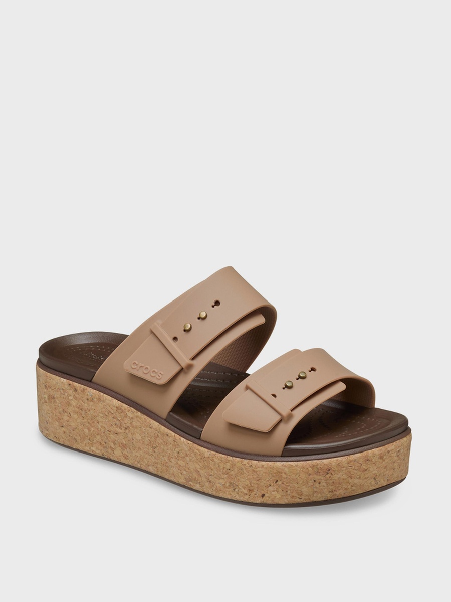 Brooklyn Cork Buckle Low Sandals