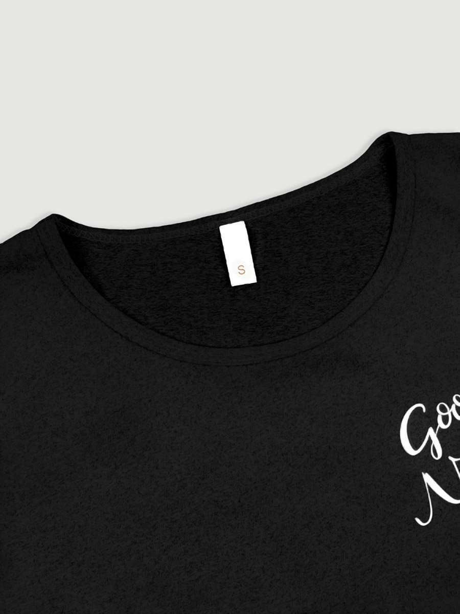Pack of 4 - Slogan Text Print T-Shirt, Cami, Shorts and Pyjama Set