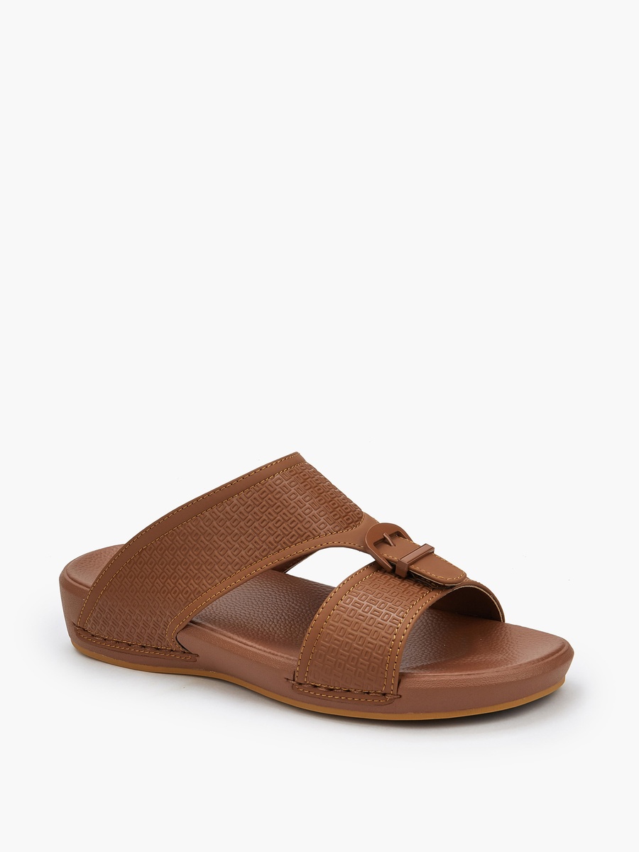 Men Buckle Detail Arabic Sandals