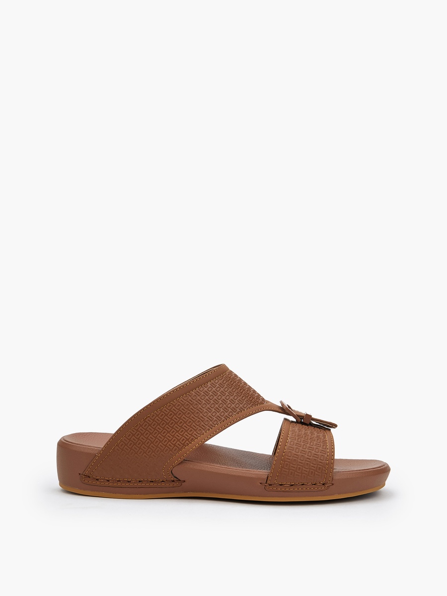 Men Buckle Detail Arabic Sandals