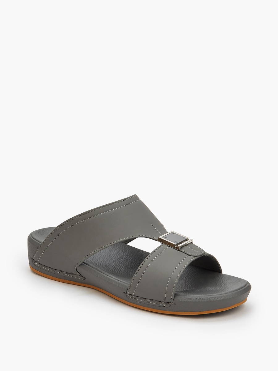 Men Buckle Detail Arabic Sandals