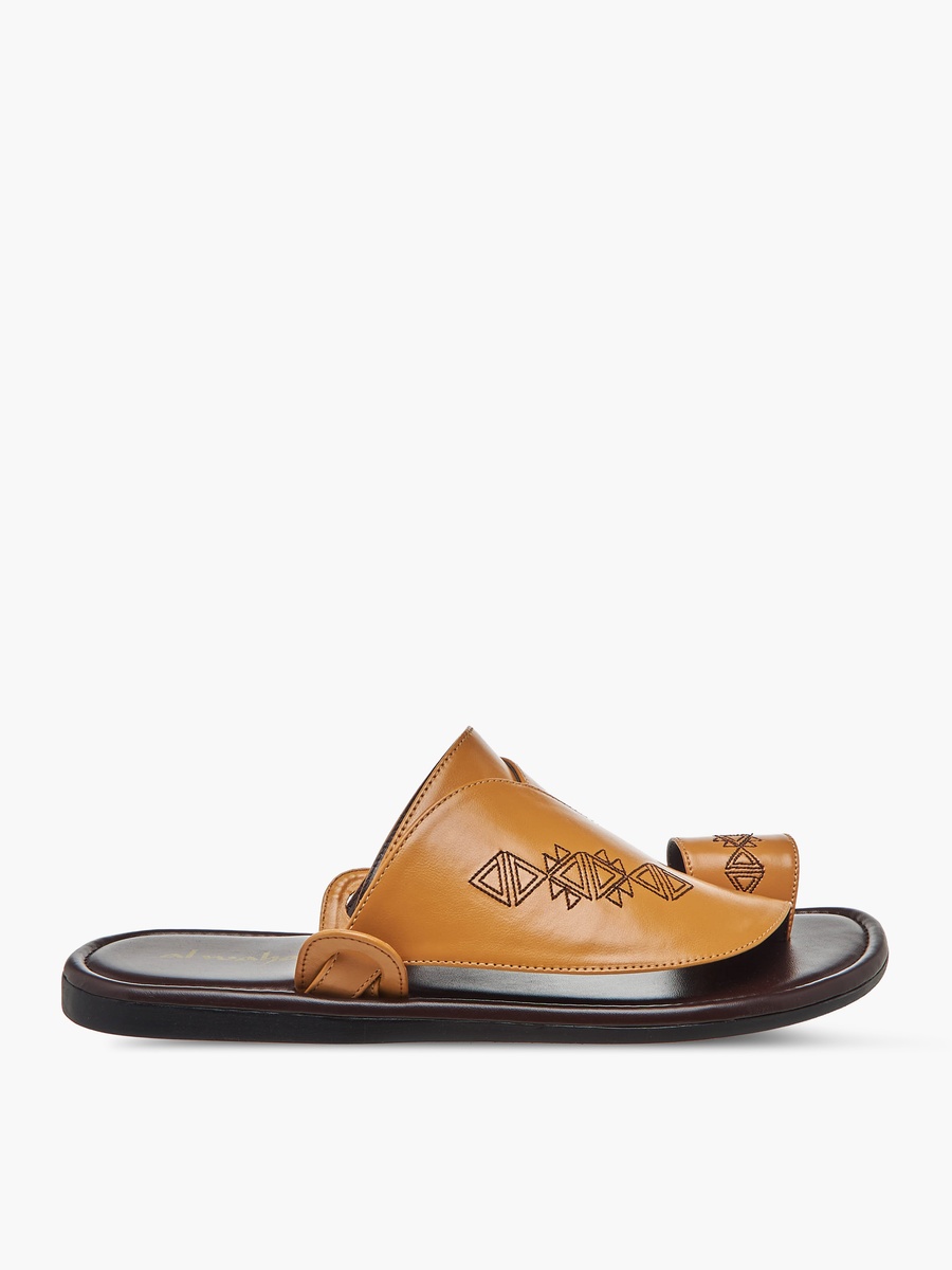 Men Embroidered Arabic Sandals