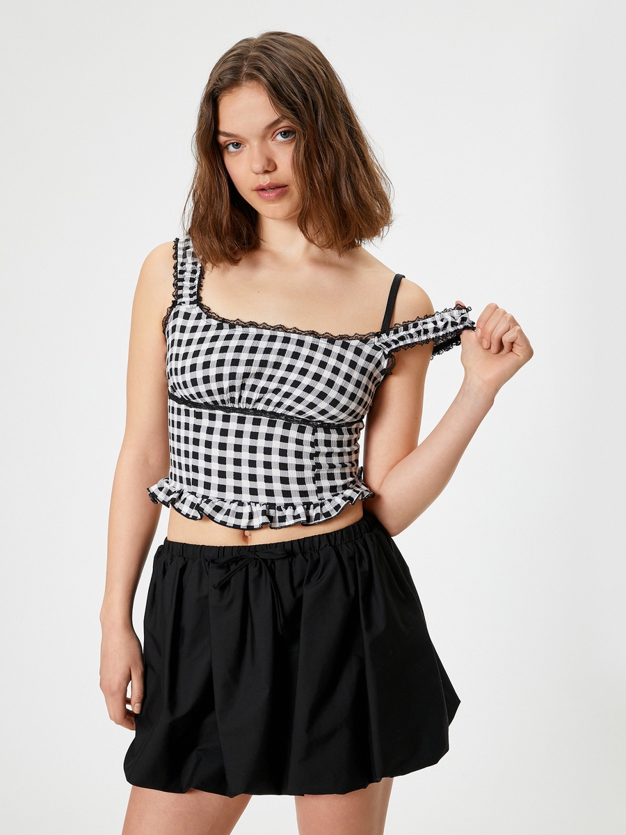 Strappy Crop Blouse