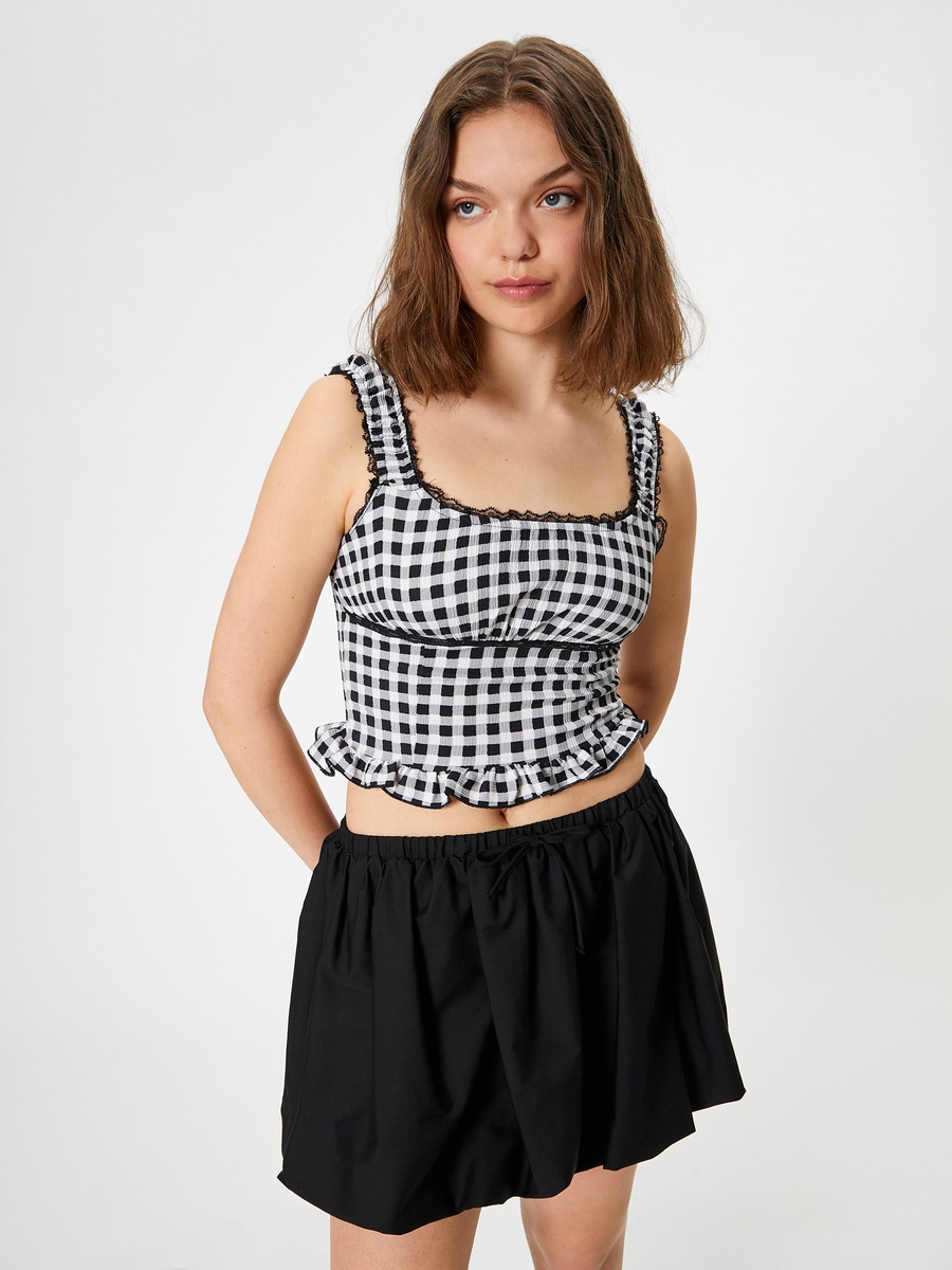 Strappy Crop Blouse