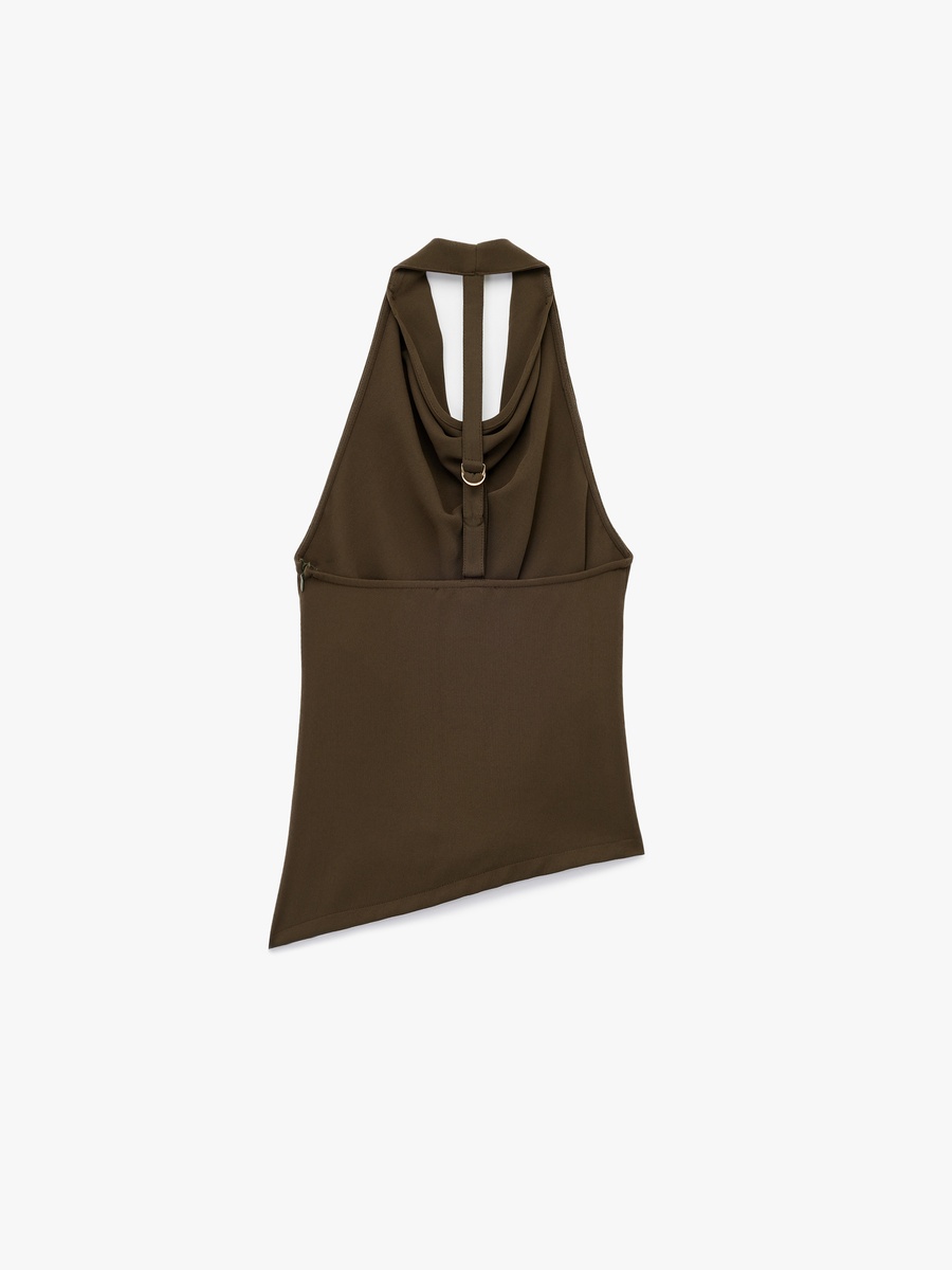 Draped Neck Blouse