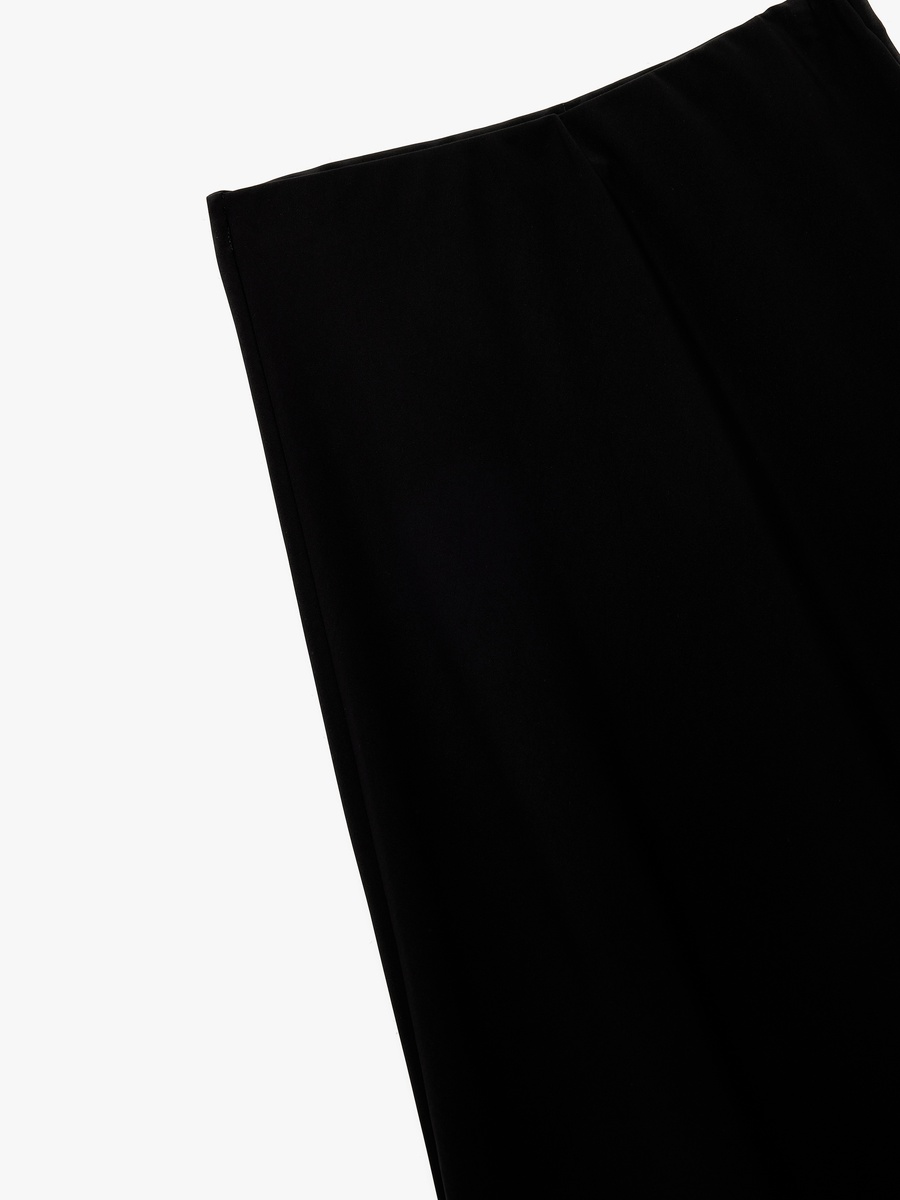 Satin Flared Skirt