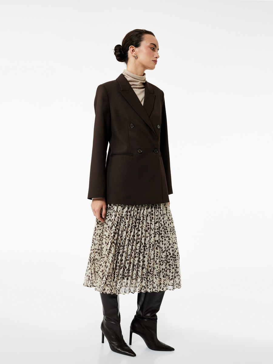 Midi Chiffon Skirt