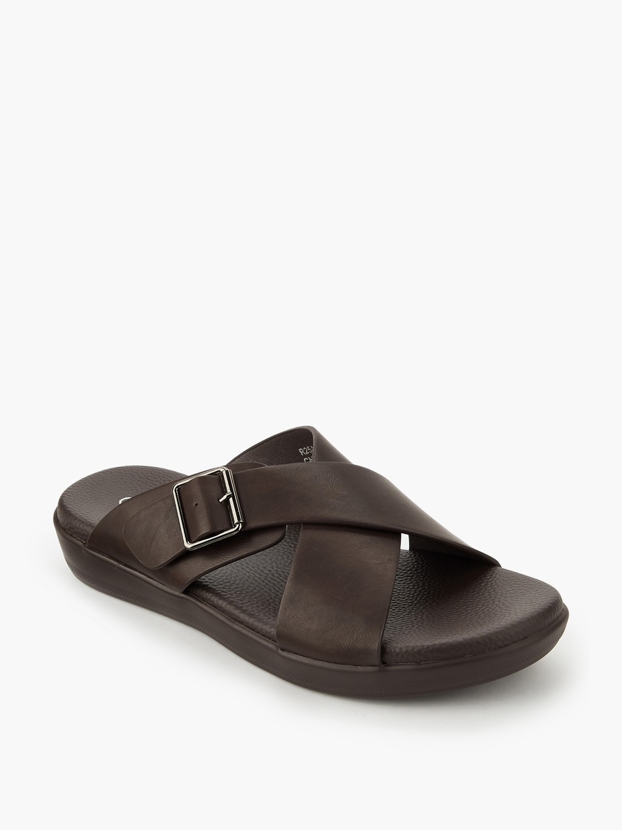Men Cross Strap Sandals