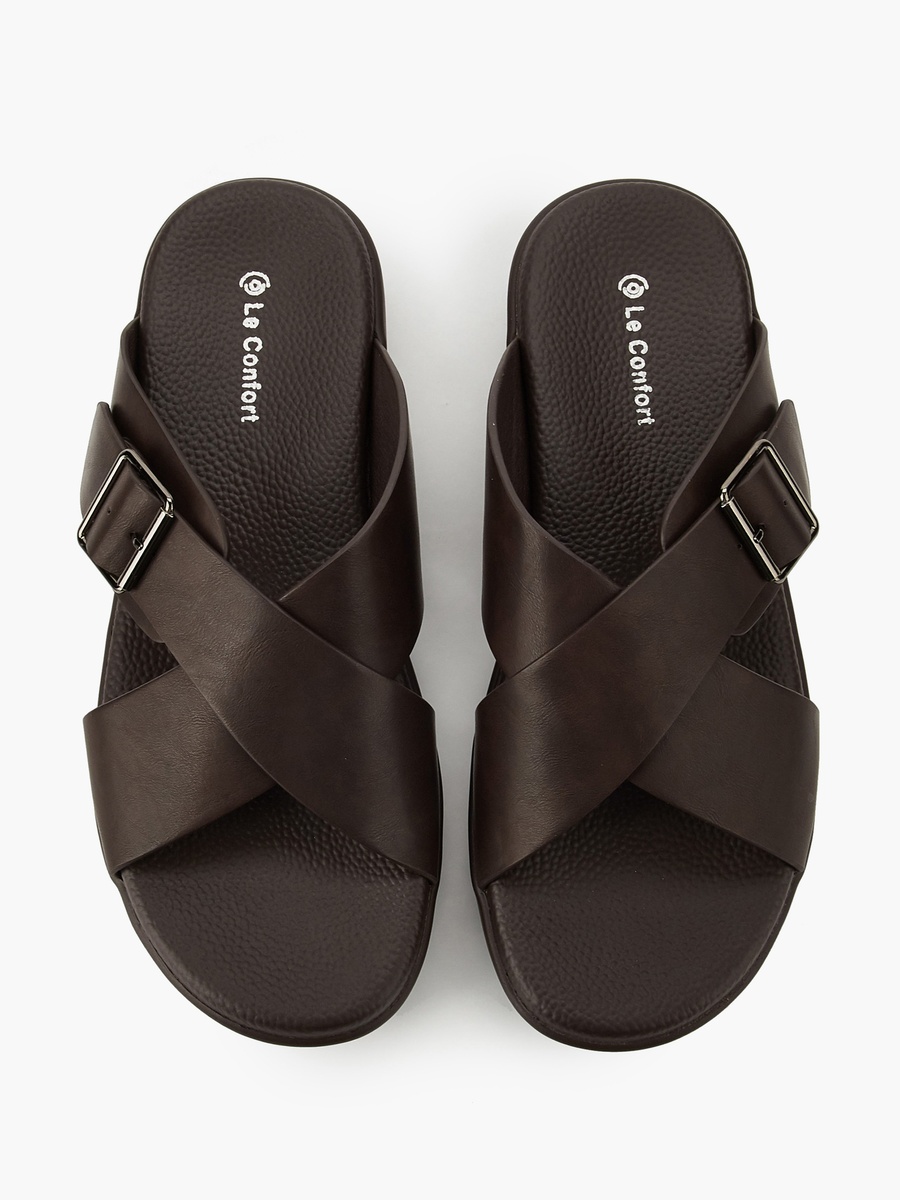 Men Cross Strap Sandals