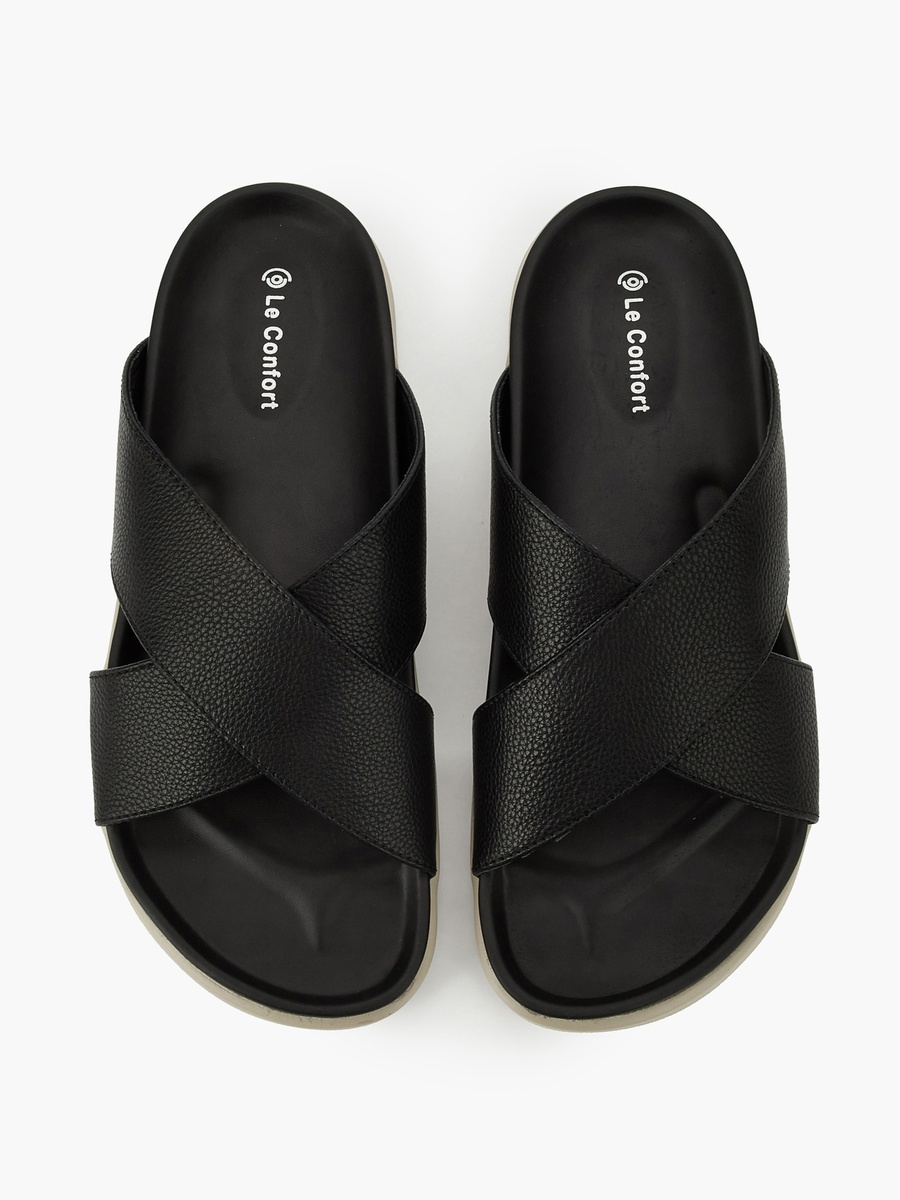 Men Cross Strap Sandals