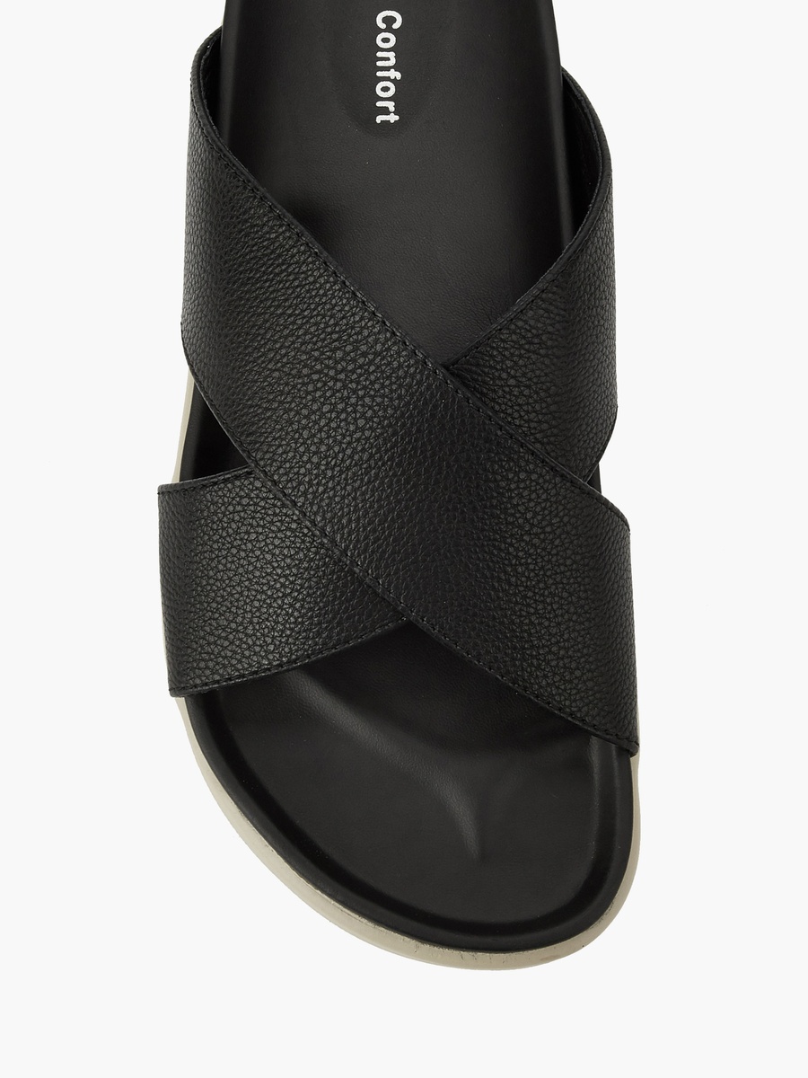 Men Cross Strap Sandals