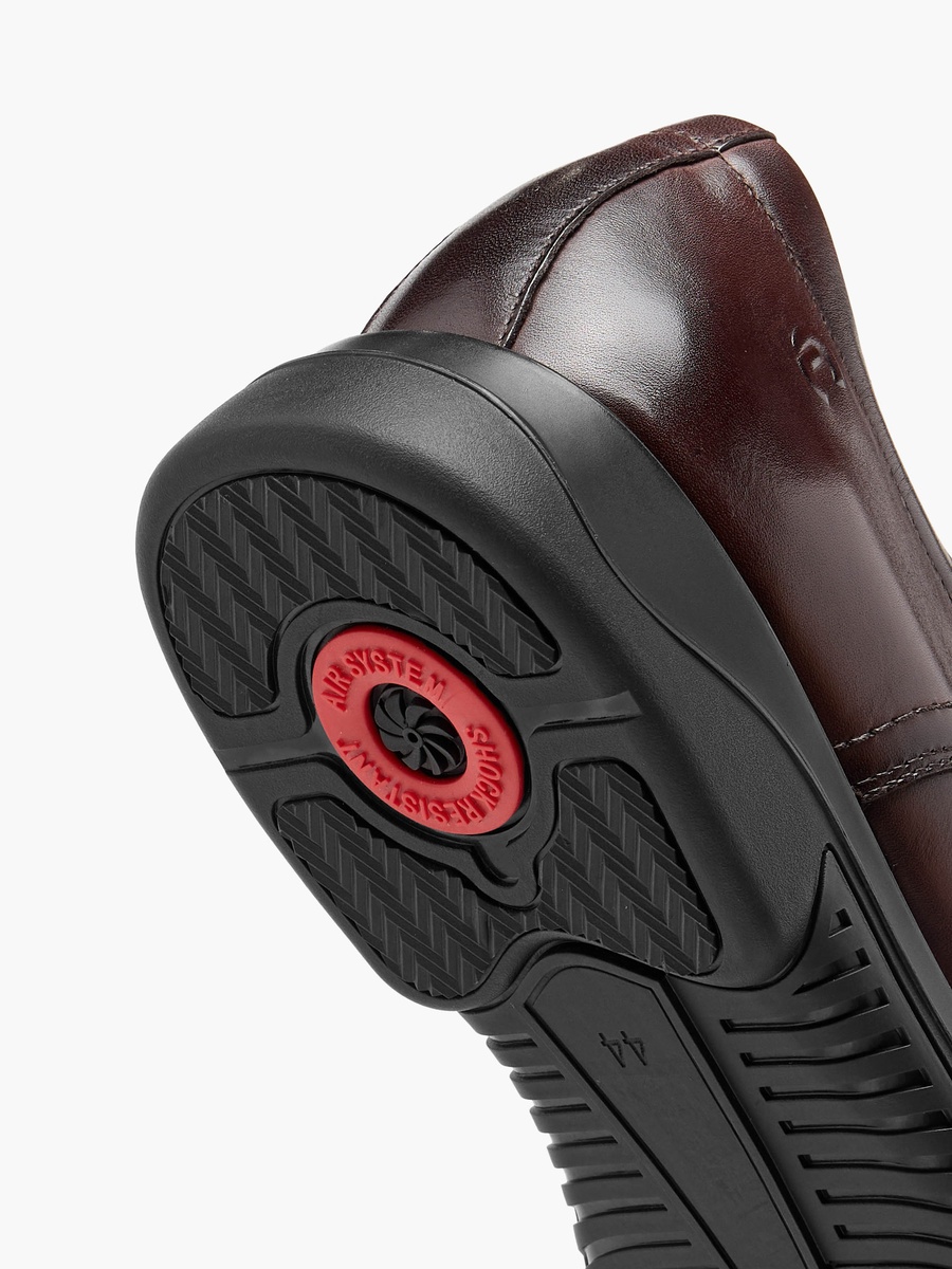Men Lace-Up Leather Derby Shoes