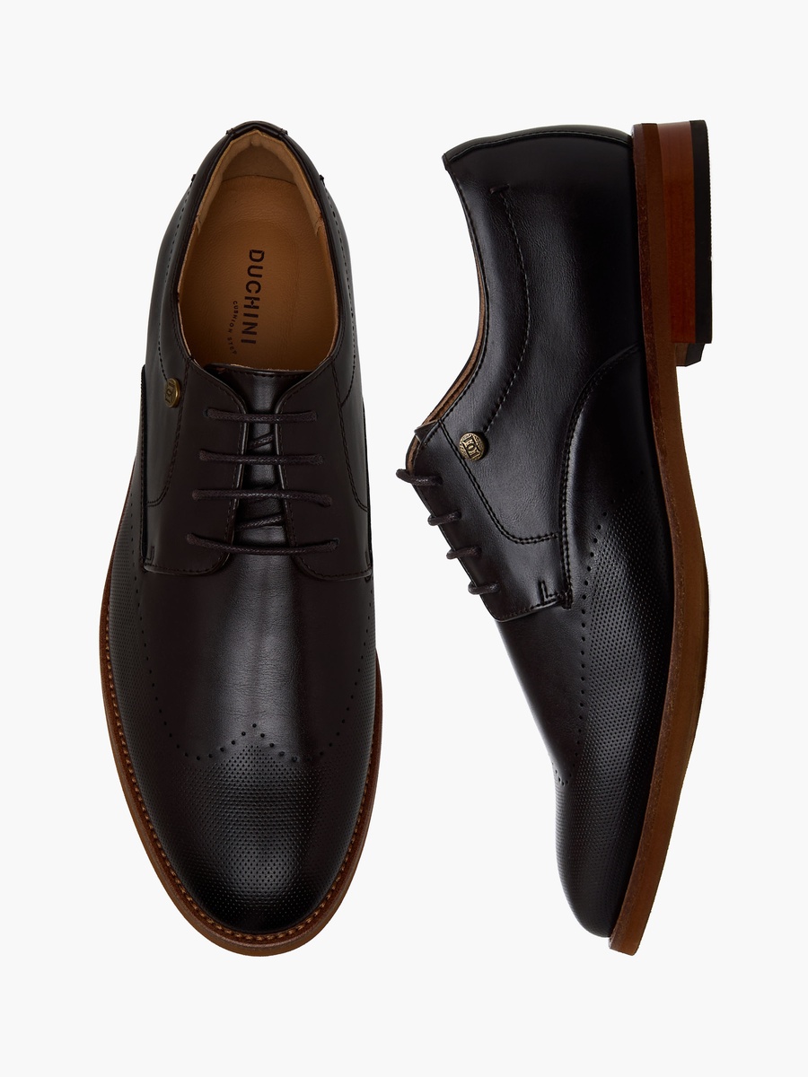 Men Lace-Up Derby Shoes
