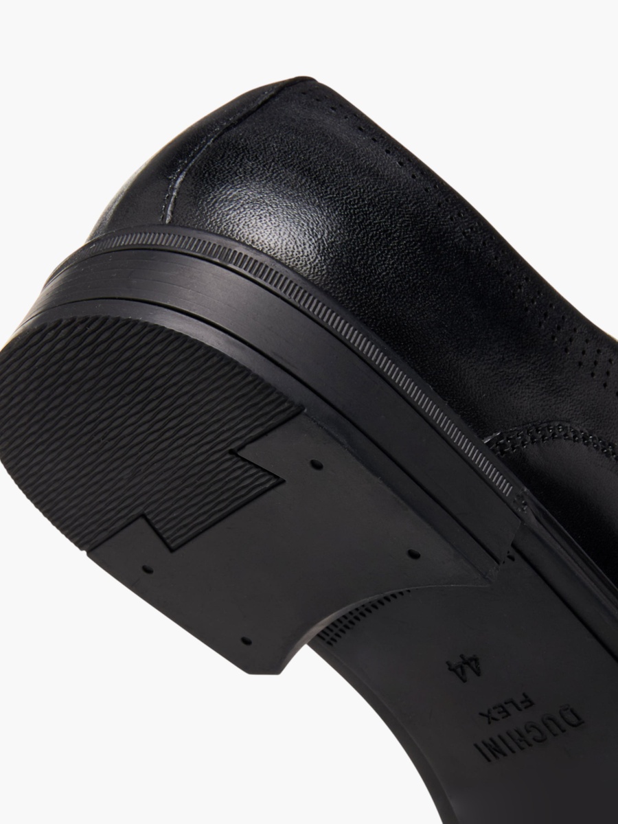 Men Lace-Up Leather Derby Shoes
