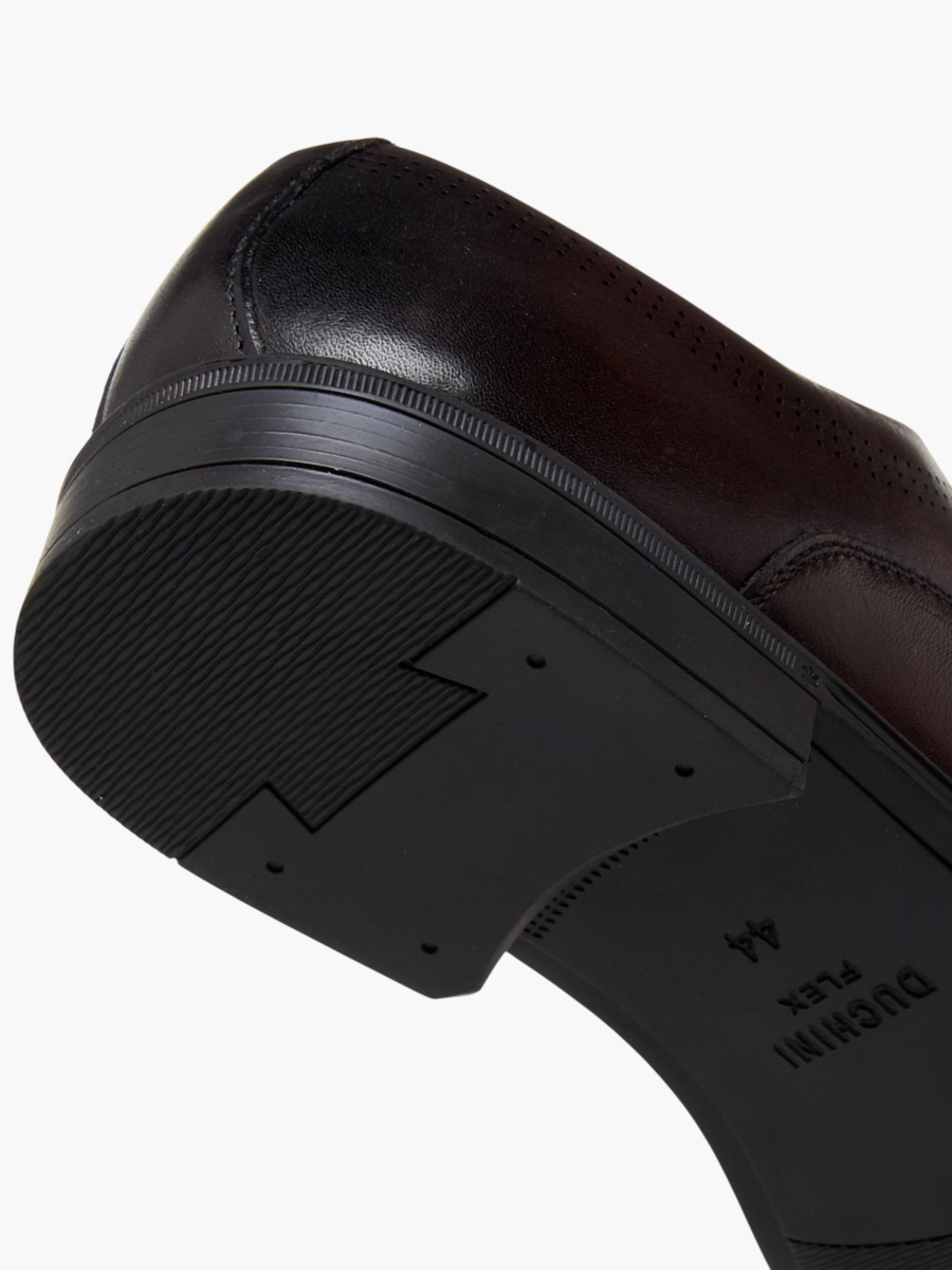 Men Lace-Up Leather Derby Shoes